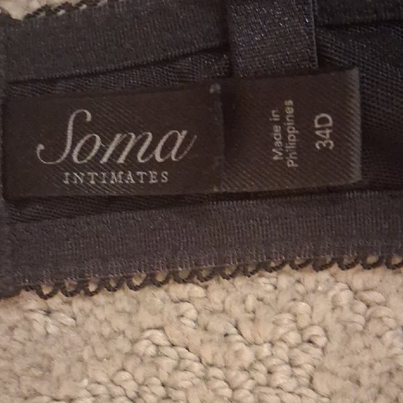 Soma Elegant Black Lace Bra - Picture 2 of 3